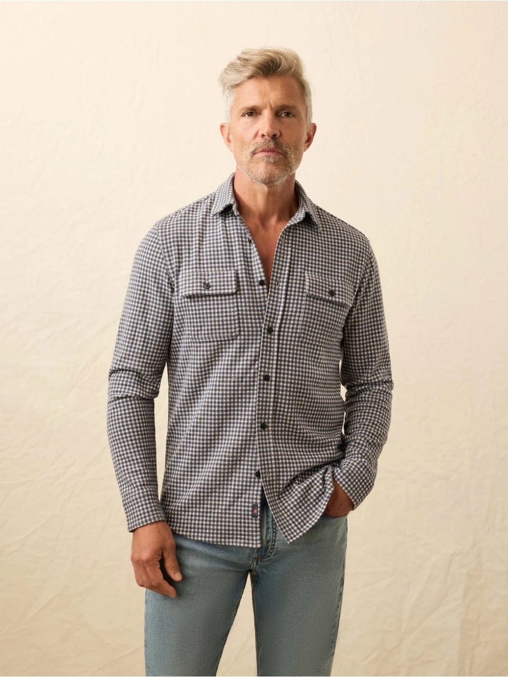 Faherty Legend Sweater Shirt - Encinitas Gingham
